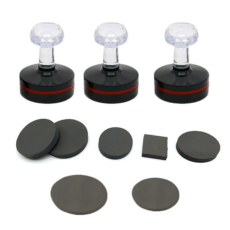 Professional 5-Pack Round/Oval Flash Stamp Set, Self Inking & Customizable