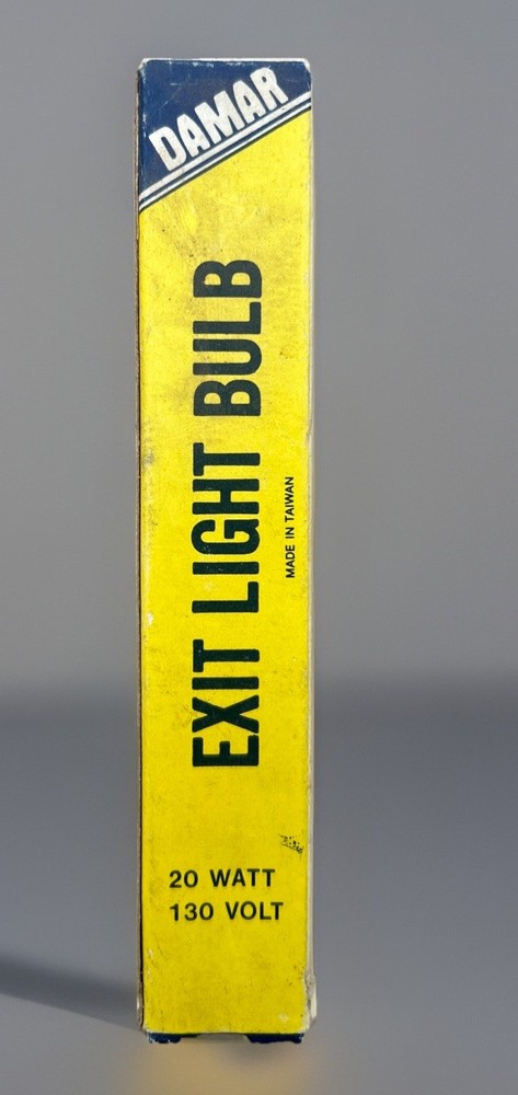 Damar Products No. 2210A Clear Exit Light Bulb