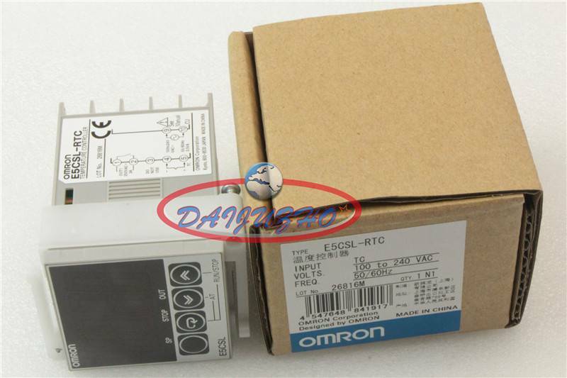 NEW Omron Temperature Controller E5CSL-RTC E5CSLRTC 100-240V