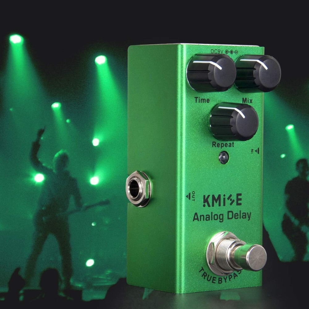Kmise Analog Delay Electric Guitar Effects Pedal Mini Single Type DC 9V True ...
