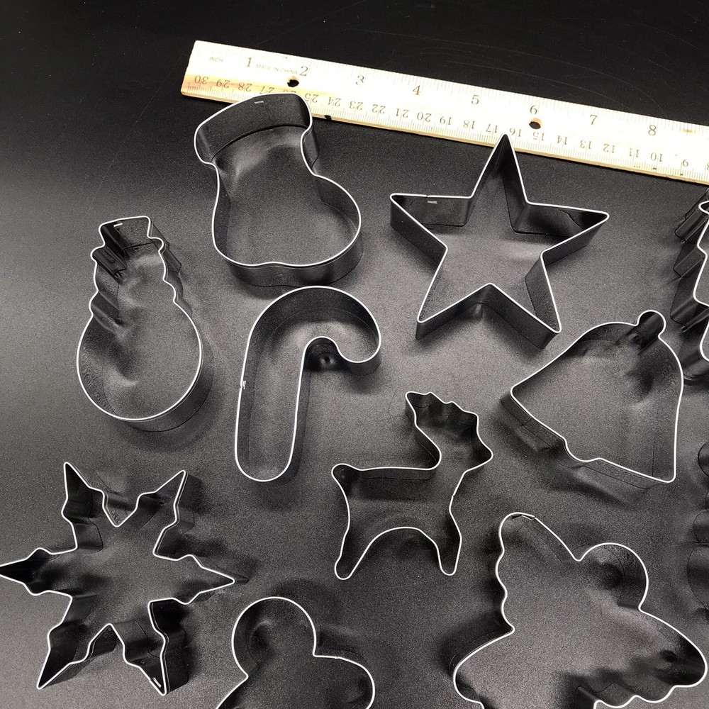Christmas Cookie Cutter Set 11 Stainless Steel