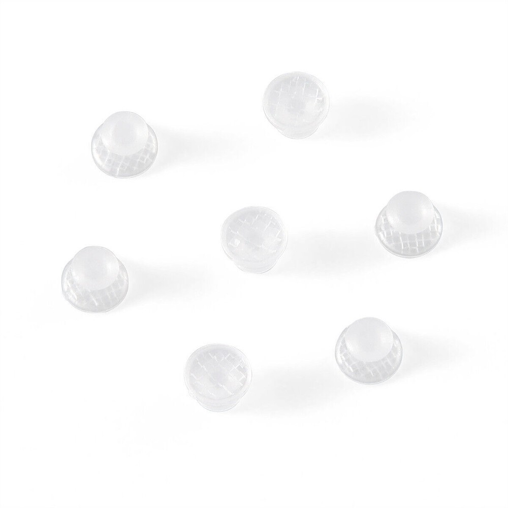 10Pc/Bag Dental Transparent Bondable Clear Lingual Button Round/Rectangular Base