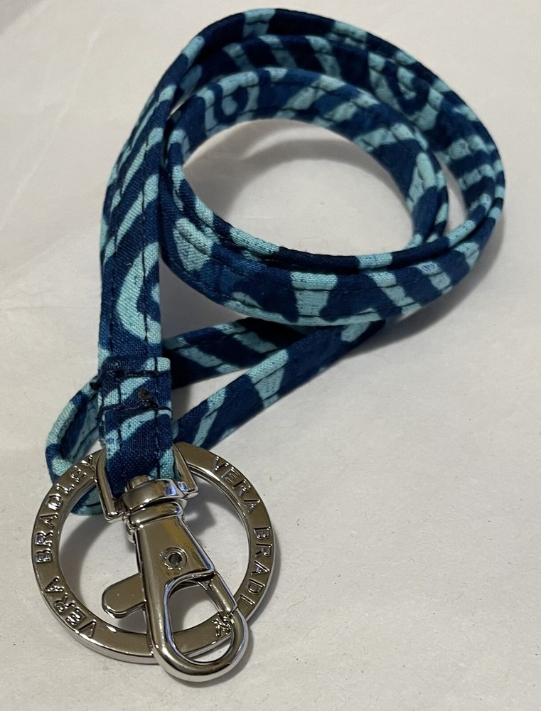 Vera Bradley Blue Lanyard Excellent Condition Rare