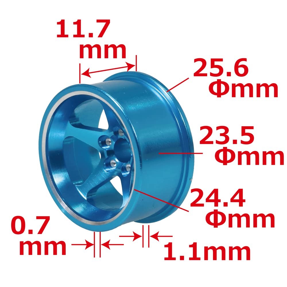 SP 5 spoke large diameter wheel V2: Mini 4 [eagle model] [#MINI4-W002V2] (SI)