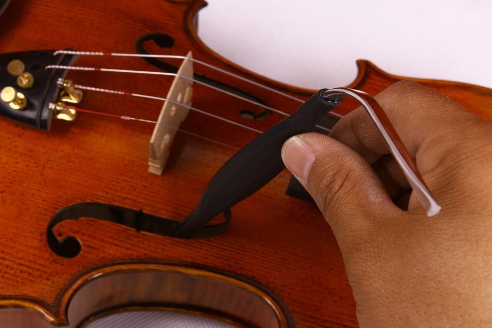 New Violin Viola Tool Sound Post S Setter W/Rubber Grip Protector Luthier Silver