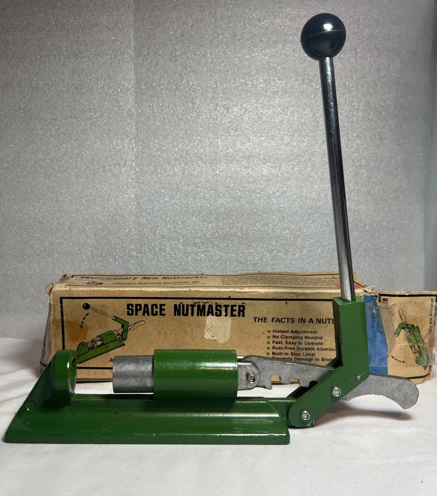Vintage Space NutMaster Nutcracker Original Box, Rare and Retro