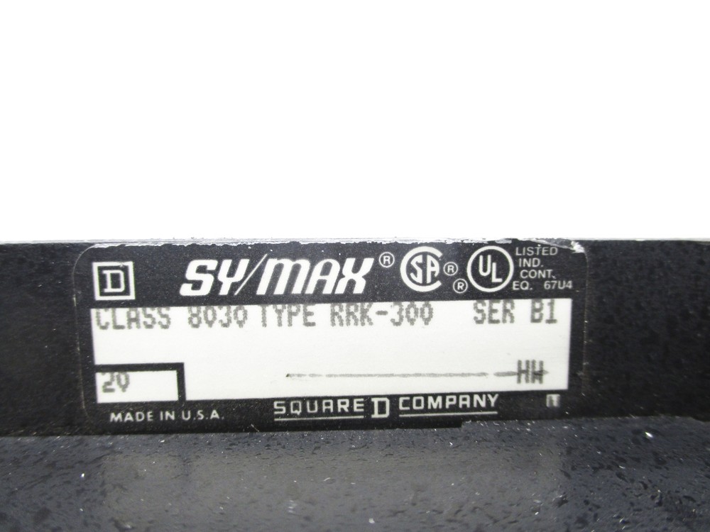 SQUARE D 8030RRK300 SER. B1 UNMP