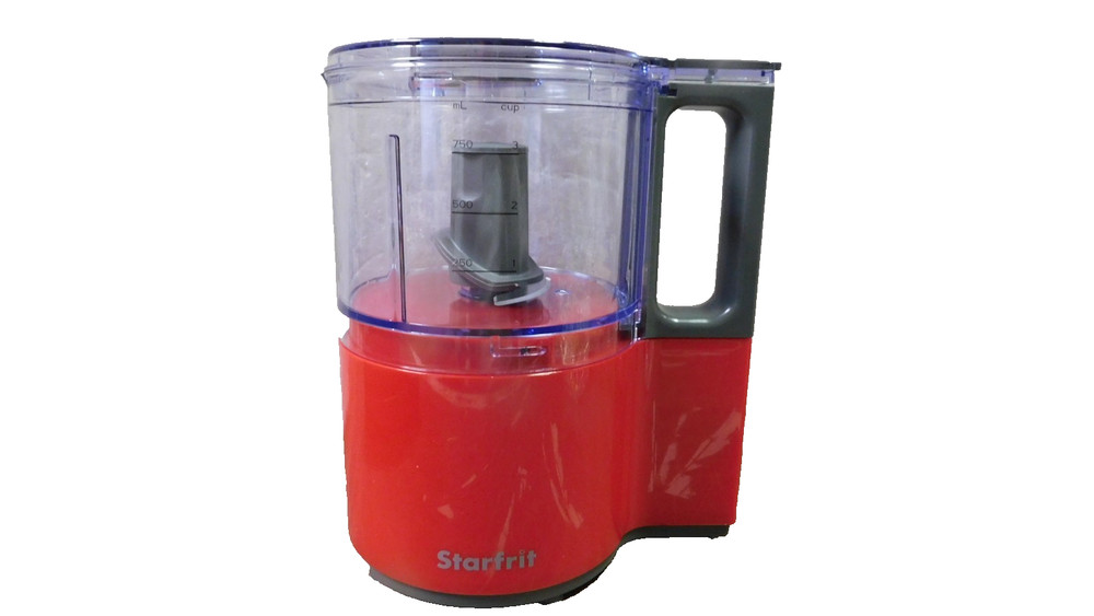 Starfrit Electric Oscillating Food Processor - 4 Cups - Red