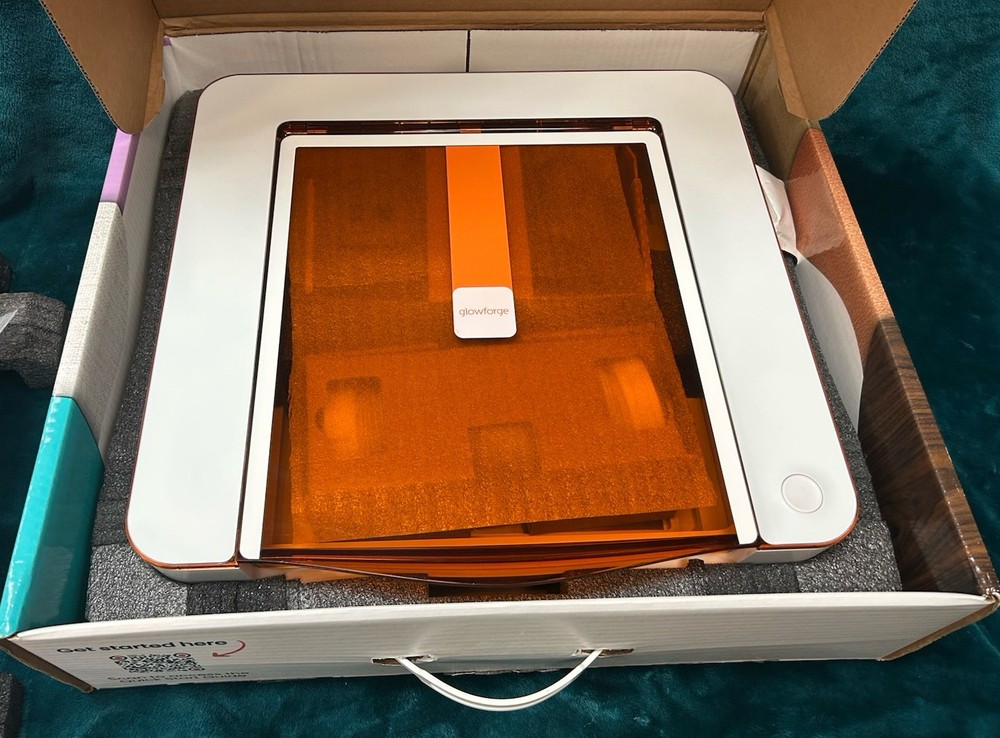 Glowforge - Aura Laser 3D Printer - White - GF-ASM-00467