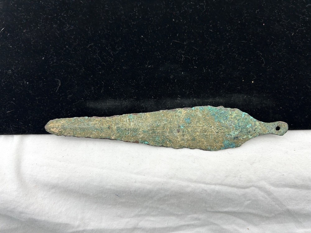 Ancient Bronze Age Roman Spear