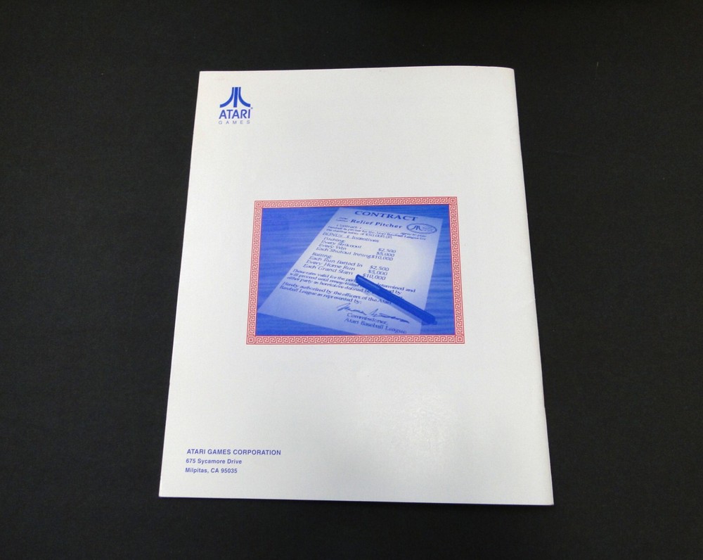 Vintage 1992 Atari: Relief Pitcher Arcade Kit Installation Instructions