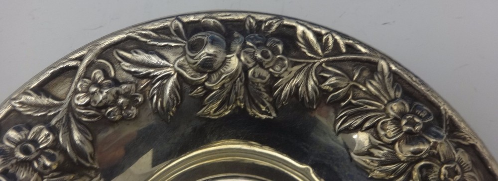Repousse by Kirk Sterling Silver Candy Dish 6" Diameter #13F (#0538)