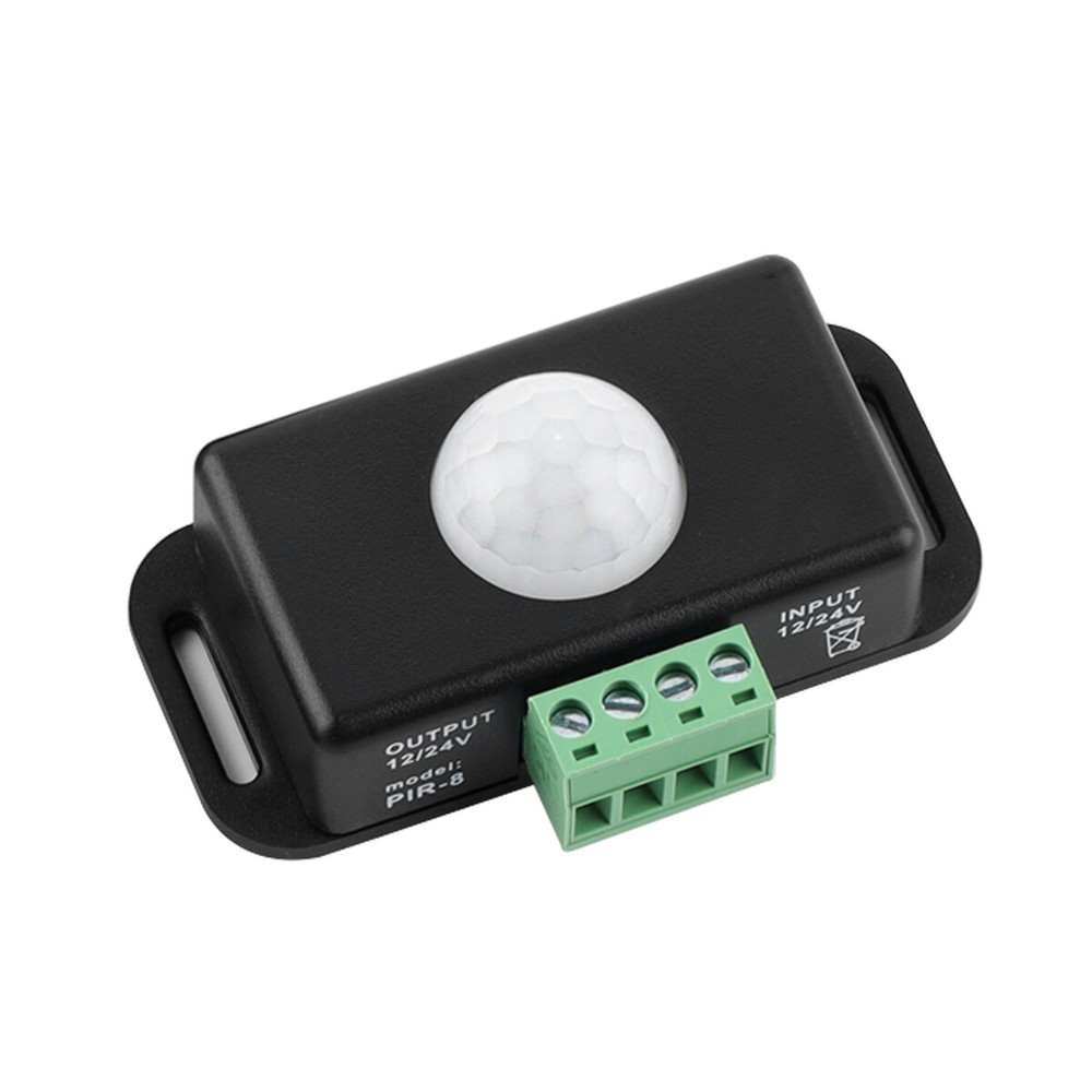 DC 12V-24V 8M Automatic Infrared PIR Motion Sensor Detector Switch For LED Light