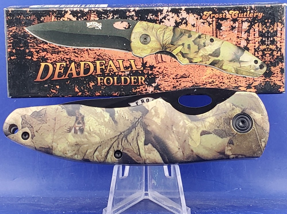FROST CUTLERY DEAD FALL FOLDER 16-916CAB