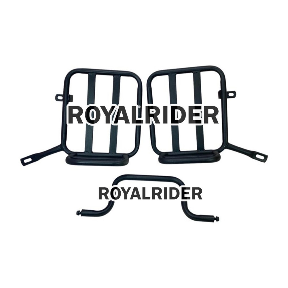 "PANNIER PAIR, OLIVE & MOUNTING RAIL KIT " Fit For R.E Hunter 350