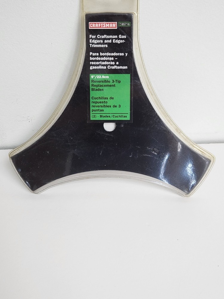 Craftsman 71-85716  - 9 inch Reversible 3 Tip  Replace Blade, 2 Per Package