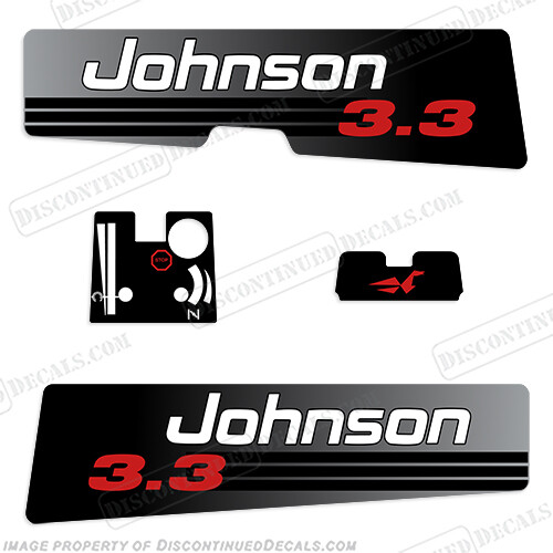 Fits Johnson 3.3hp Decals 1993 - 1994