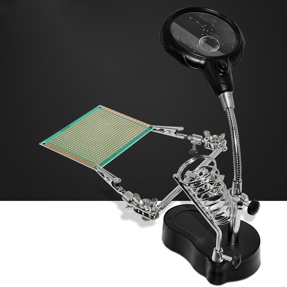 Adjustable Helping Hands Tool for Soldering and Model Building Projects