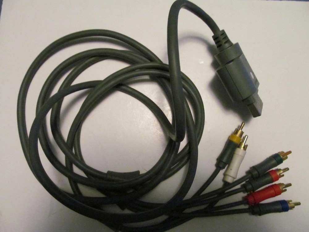 Microsoft Xbox 360 Console Component HD AV Cable HDTV X810972-001 OEM Untested