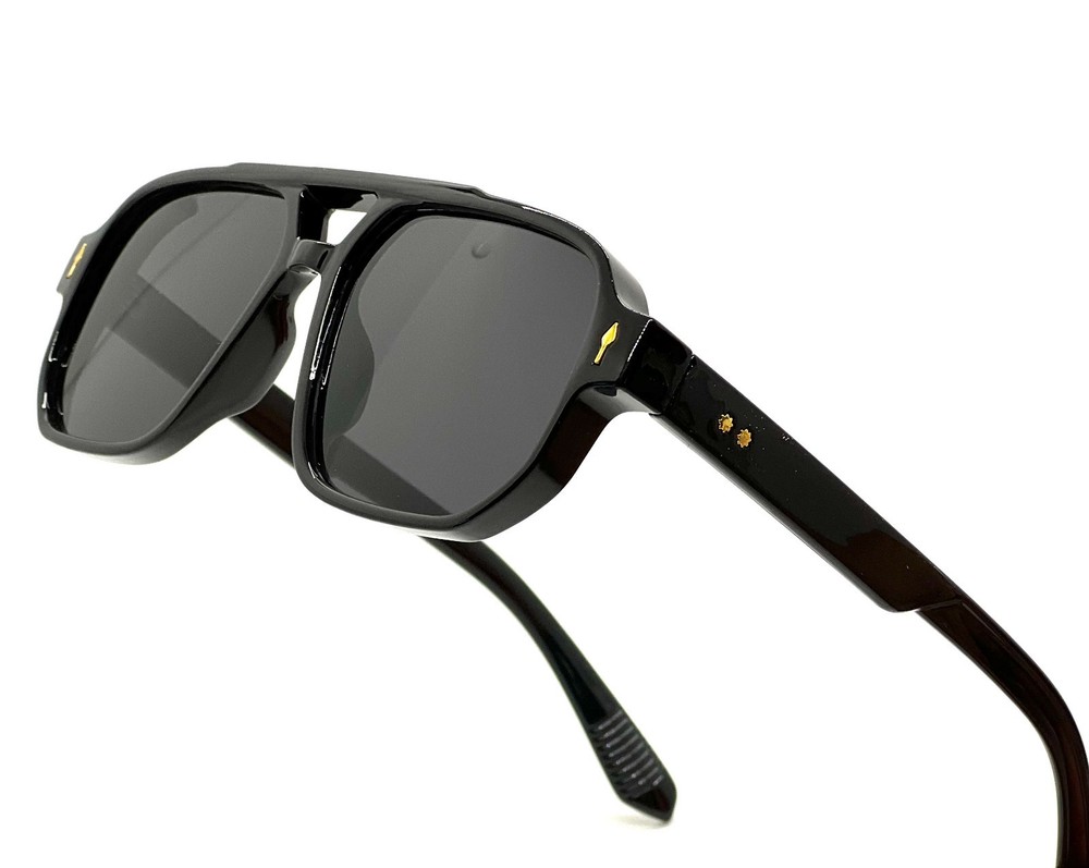 Retro Pilot Aviator Style Oversized Square Rectangular Frame Fashion Shades New