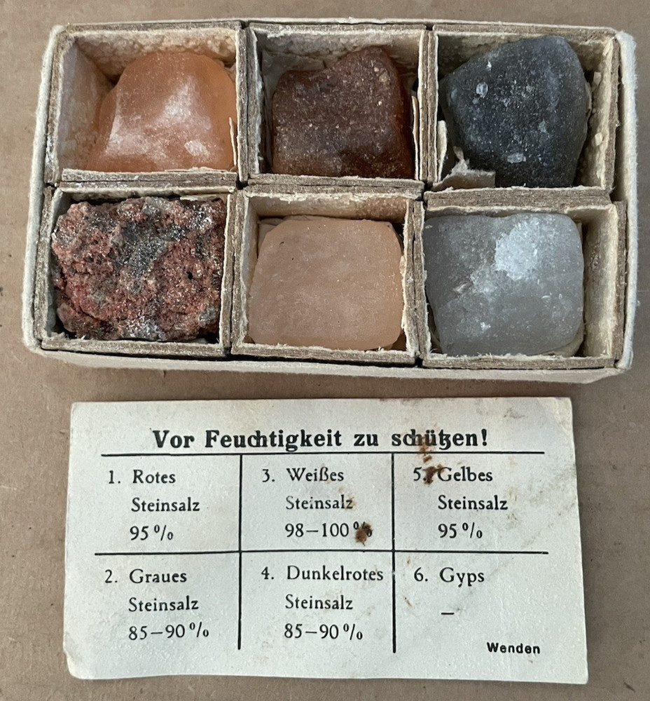 Vintage GERMAN Salt Rock w/ Box