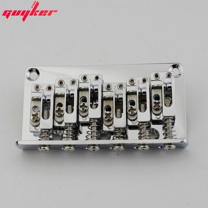 Chrome 12-String Strato Type Bridge Electric Guitar Hardtail Bridge