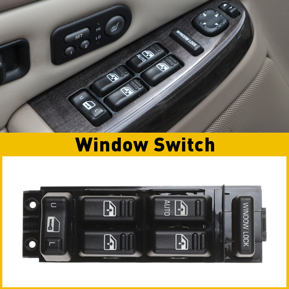 For 2000-2002 Chevy GMC Left Driver Side Master Power Window Door Switch Control