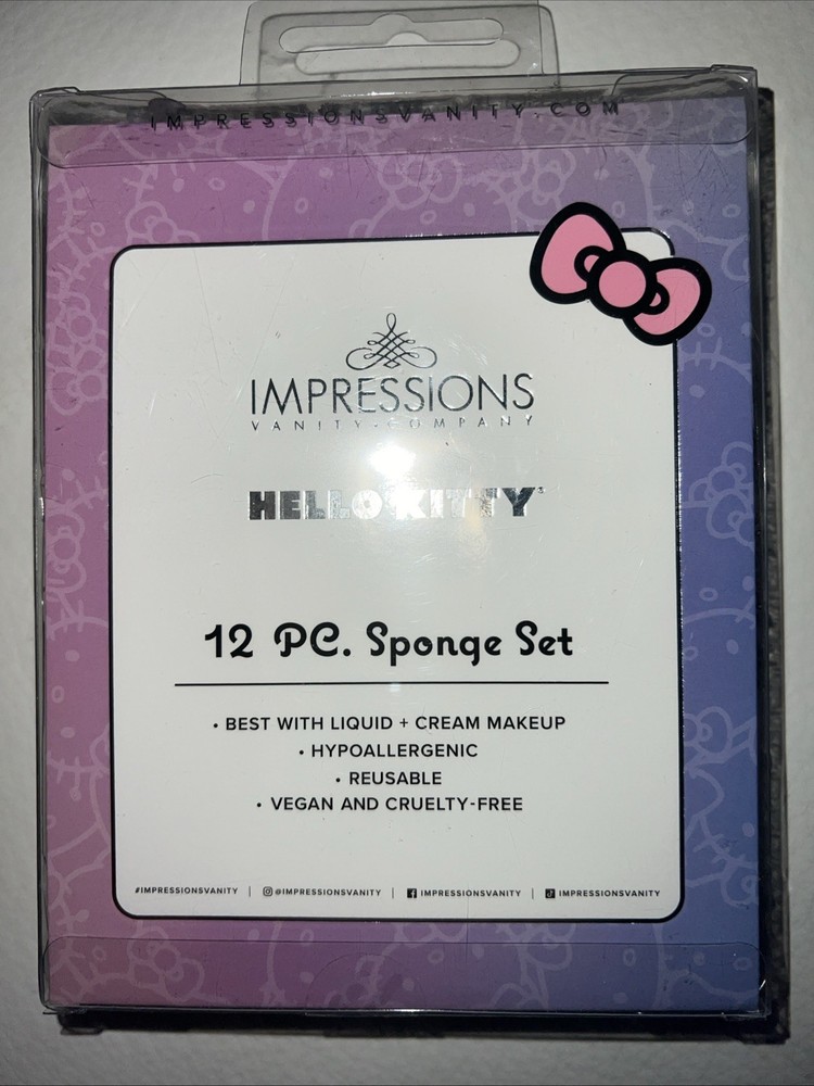Hello Kitty Makeup Sponge Set 12