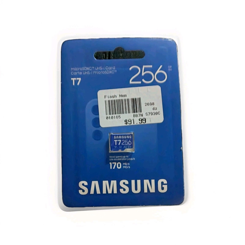 Samsung T7 256gb Micro SD Card