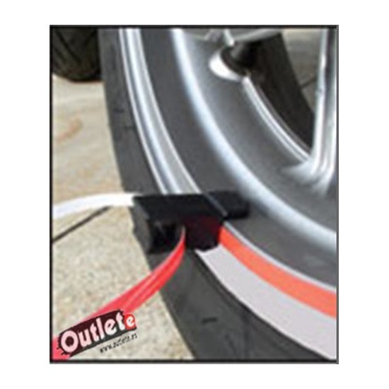 TYRE TAPE 2 YELLOW REFLECTIVE TYRES