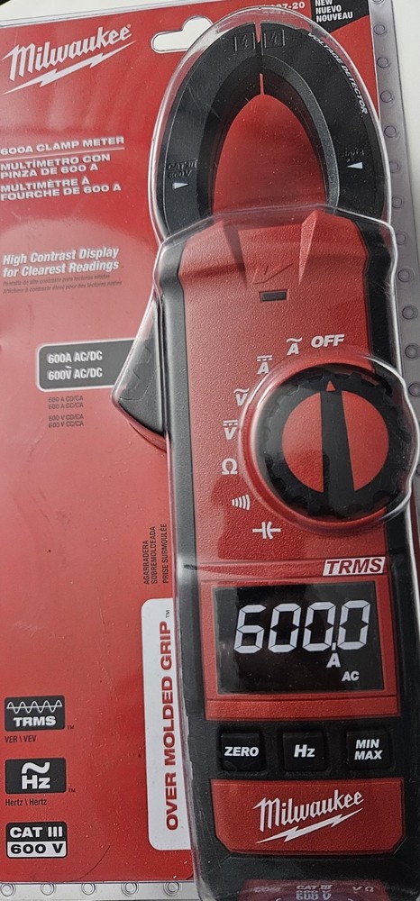 Milwaukee 2237-20 Clamp Meter 600A