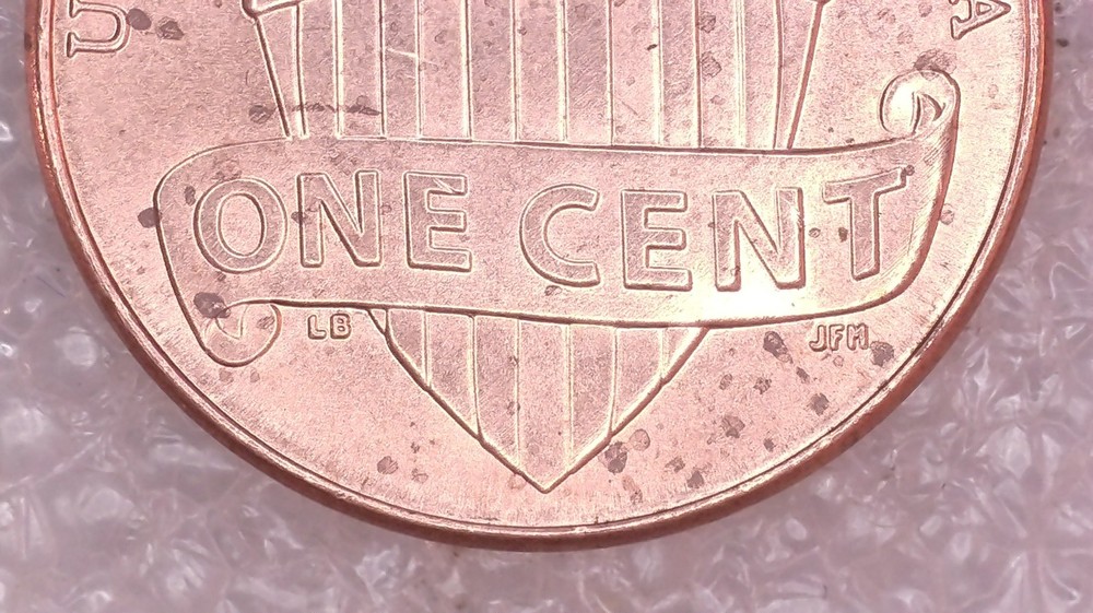 2024 P Lincoln Cent Spiked Head Error