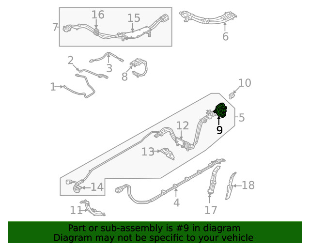 Genuine Volvo Lock Actuator 32232682