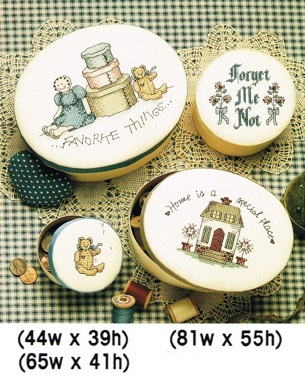 GIFT BOXES  CROSS STITCH PATTERN  ONLY  -  TL   EUY