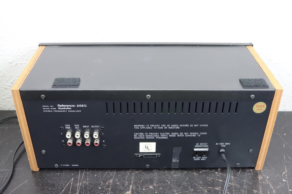 QUADRAFLEX Reference: 210EQ Equalizer 10-Band.