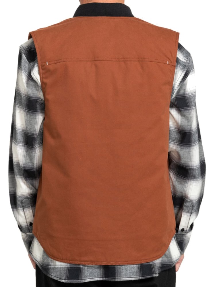 Element Craftman Vest Body Warmer Small Tortoise Shell