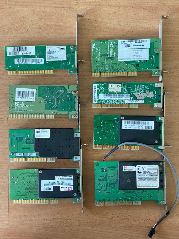 Internal PCI 56k Modems - Lot of 8