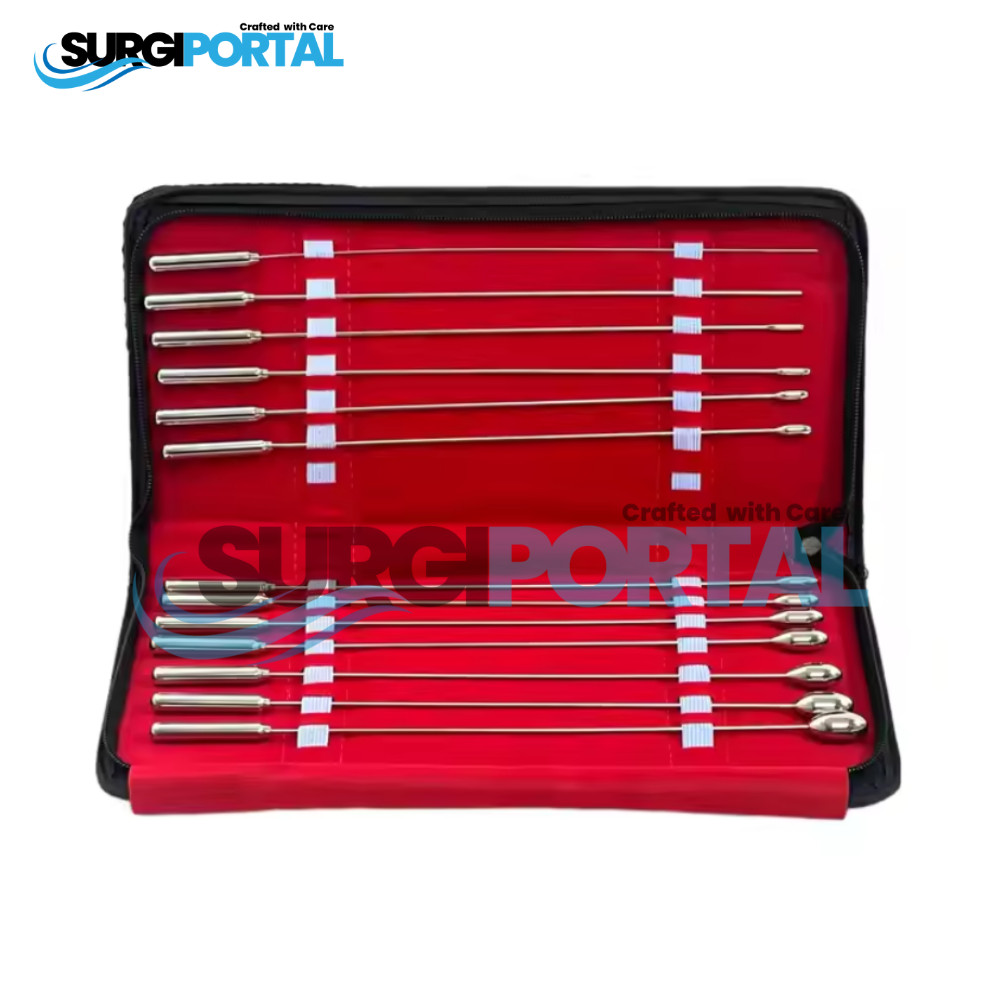 Bakes Rosebud Urethral Sounds Dilator Surgical Set 3mm - 11mm