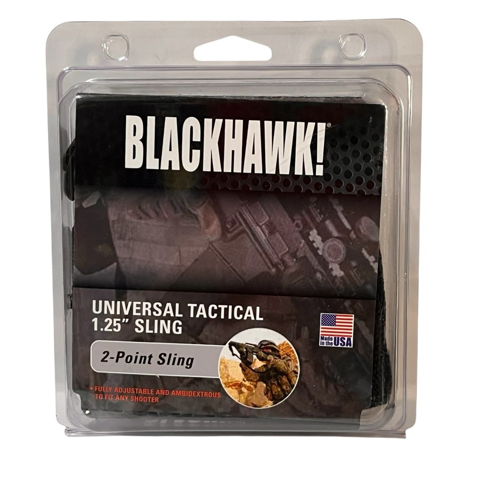 Blackhawk! Universal 1.25" Tactical Sling (2-Point Sling) Black