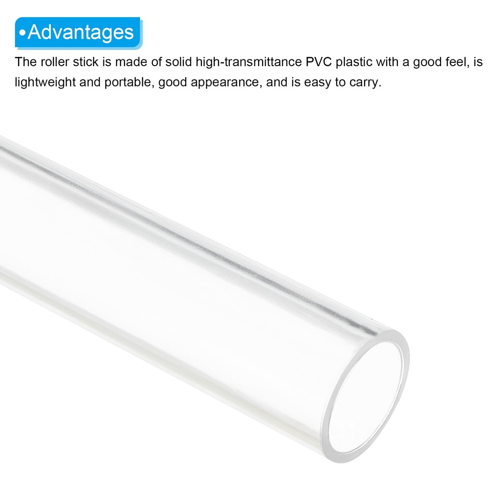 2pcs Table Tennis Rubber Roller, Table Tennis Roll Stick Tool, White