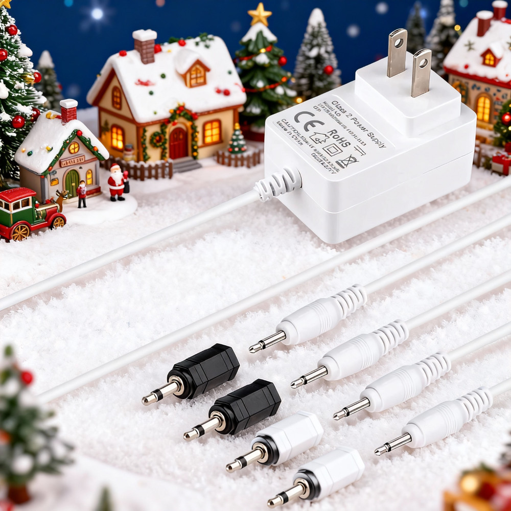 AC/DC Adapter Compatible with Department 56 Peppermint Front Yard 56.56817