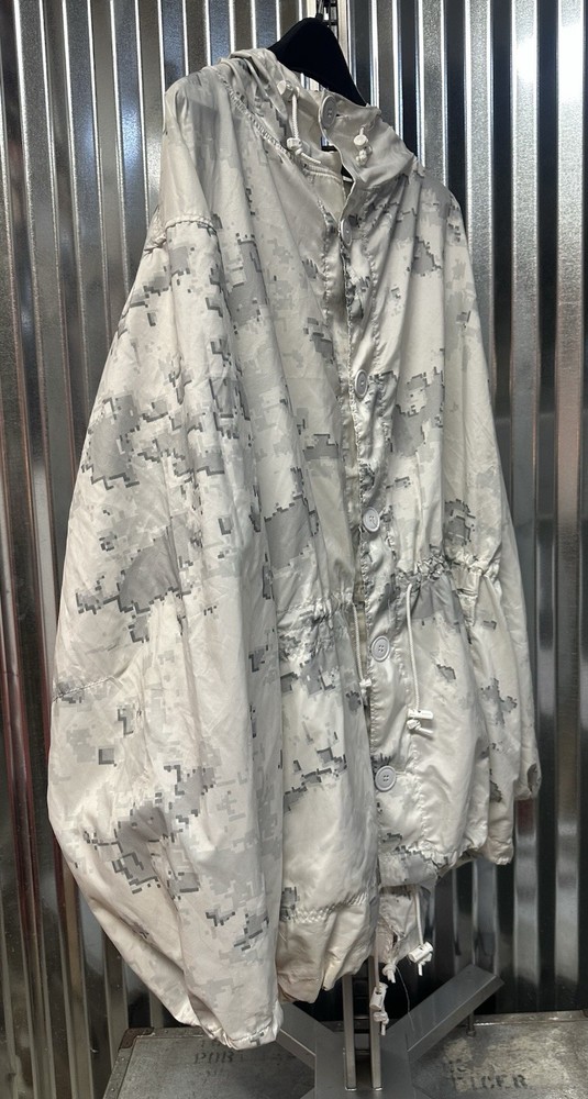 USMC Snow MARPAT Camouflage Parka Jacket White Large Regular