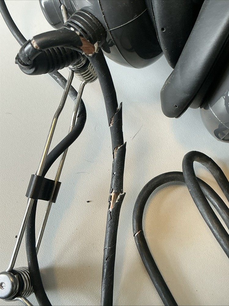 AVCOMM AC-200PNR Passive Aviation Headset Dual Plug