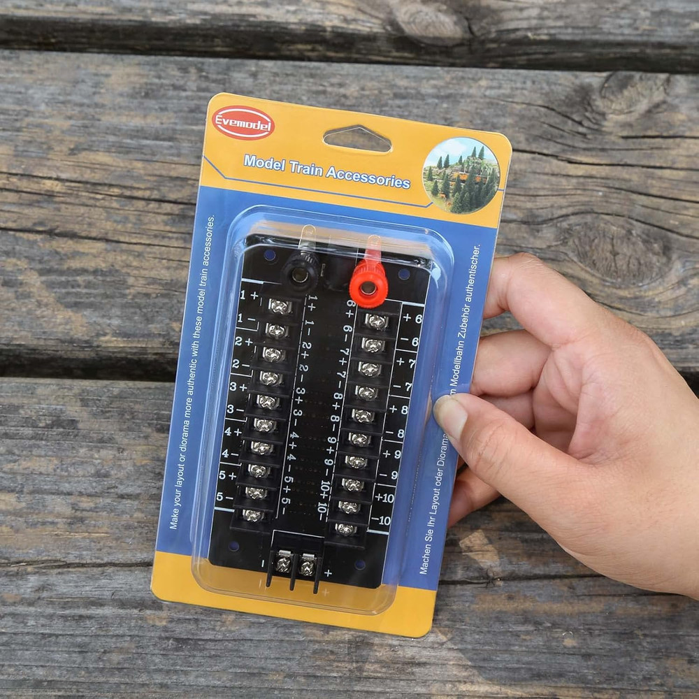 20 Amp 1X 11 Position Power Distribution Board 2 Inputs 2 X 11 Outputs for DC AC