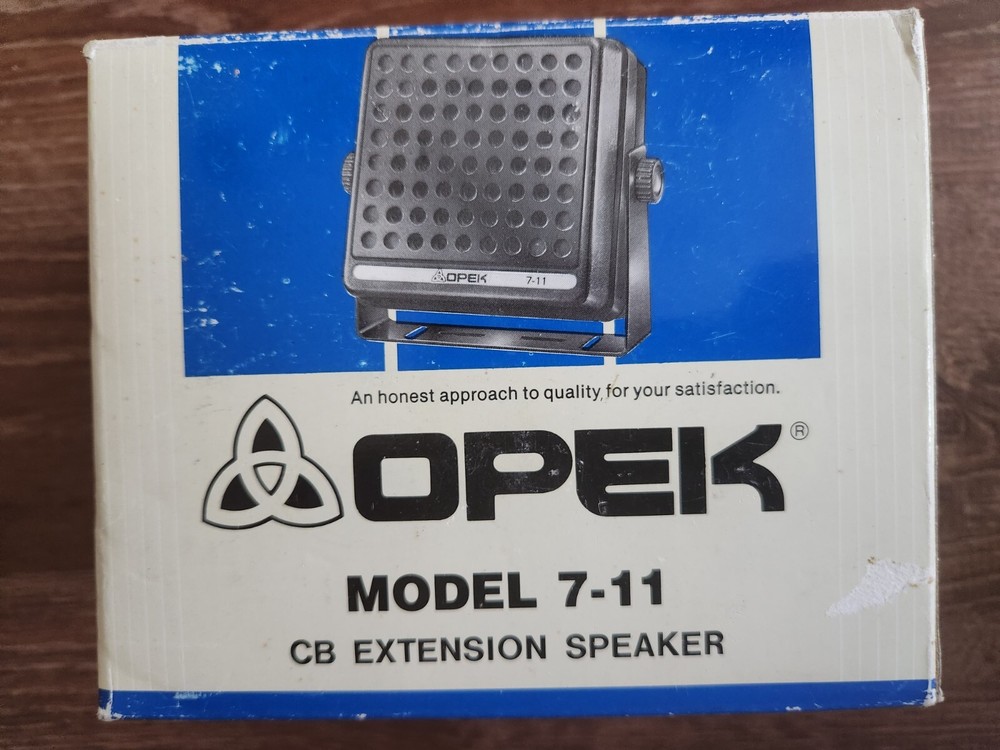 Opek Model 7-11 CB Extension Speaker New!