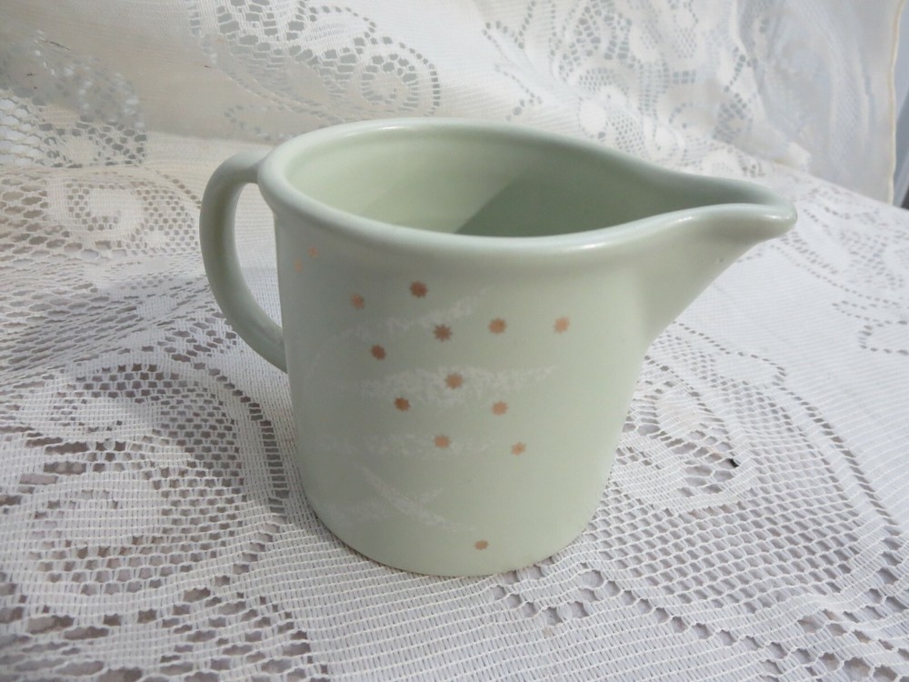 Snow Leaf by Thomas O'Brian Celadon Green Creamer