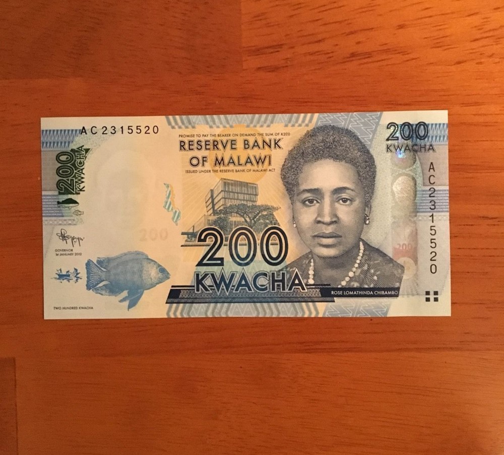 Malawi 200 Kwacha 2012 P-60 UNC