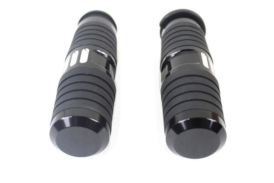V-Twin 28-0874 Hand Grip Set Black