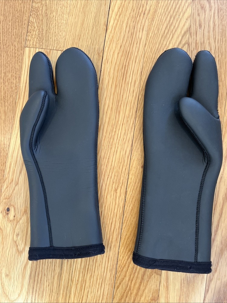 Rip Curl 3 Finger 5mm Diving Gloves Size Medium