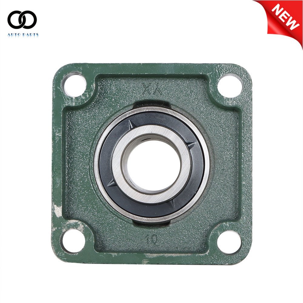 2Pieces 1-1/2" Bore UCF208-24 Pillow Block Flange Bearing 4 Bolt Solid Base